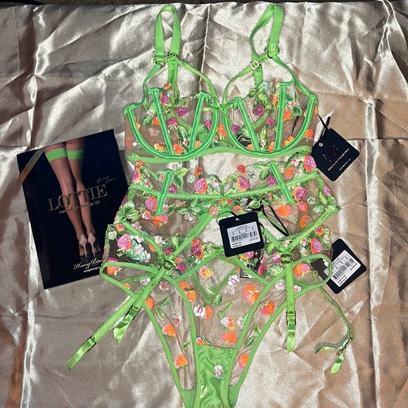 Honey Birdette Lottie 4 PC Set - Picture 2 of 3